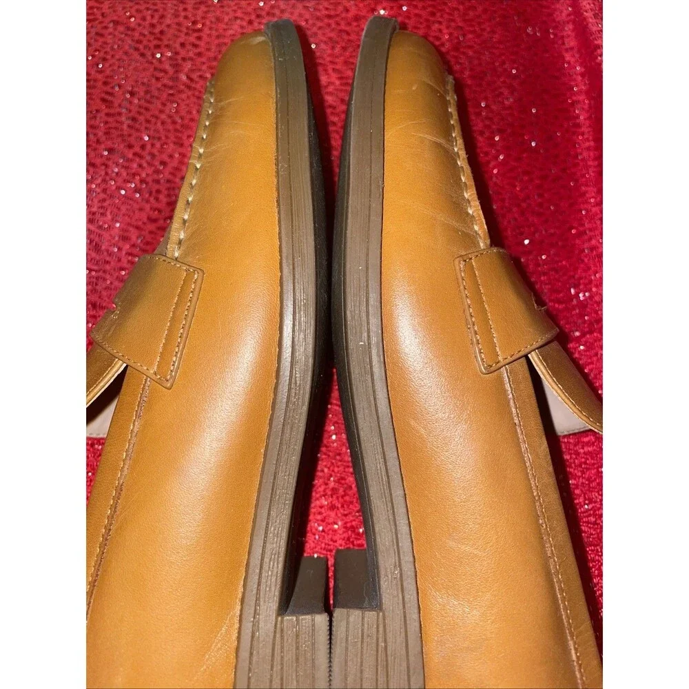 Cole Haan Women's Haverhill Penny Loafers British Tan Leather Size 10B $80 MSRP